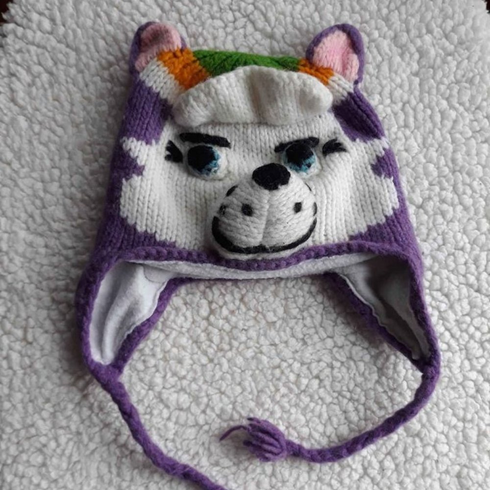 Kids Paw Patrol Hat 100% Wool